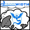 Dreamsheep with the Pokemon Go Mystic logo on a white background