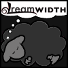A Dreamsheep icon in charcoal and black