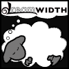 A Dreamsheep icon in black and white