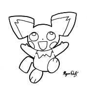 Pichu running for a hug