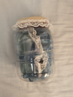 The contents of the Ocean in a Jar packed up all together