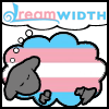 Trans Dreamsheep Dreamsheep themed after the Trans Pride flag