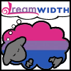 Bi Dreamsheep Dreamsheep themed after the Bi Pride flag